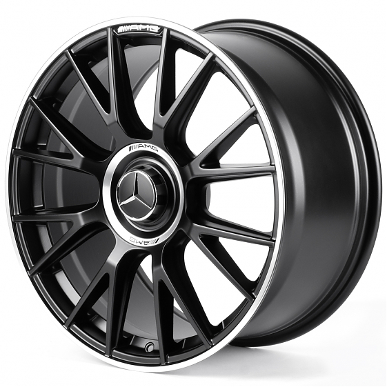 Литые диски 82592 Mercedes-Benz iVF-3294-H3294F 19 J8.5 ET36 5x112 66.5 чёрный матовый + полированны: Фото 5