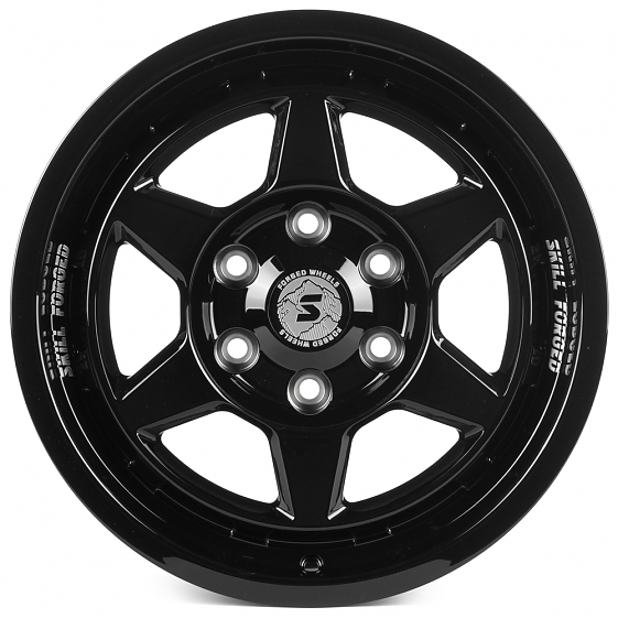 Кованые диски H260120E SKILL SV905-SK289 17 J8.5 ET34 6x135 87.1 чёрный глянцевый: Фото 1