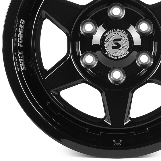 Кованые диски H260120E SKILL SV905-SK289 17 J8.5 ET34 6x135 87.1 чёрный глянцевый: Фото 2