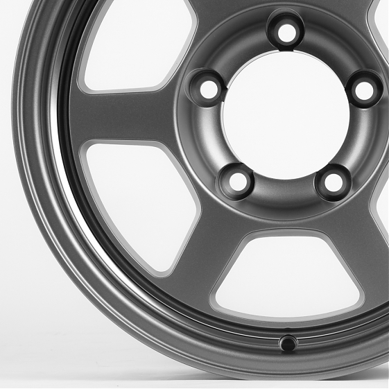 Литые диски 80004 Rays 61143-VR10 16 J6.5 ET-25 5x139.7 108.1 графит матовый: Фото 3