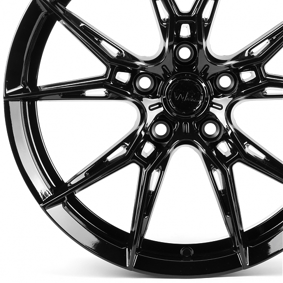 Литые диски 82285 WF XF050-DS315 17 J7.5 ET35 5x112 66.45 чёрный глянцевый: Фото 2