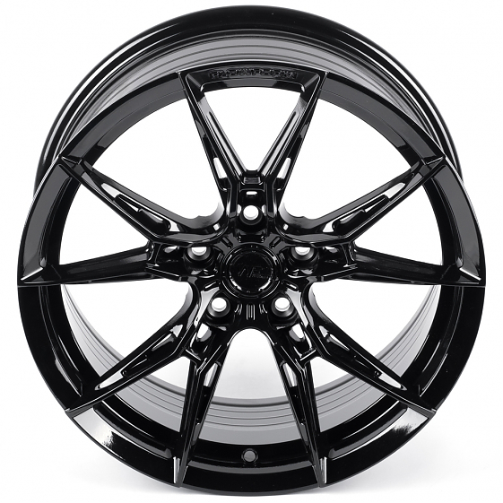 Литые диски 82285 WF XF050-DS315 17 J7.5 ET35 5x112 66.45 чёрный глянцевый: Фото 3