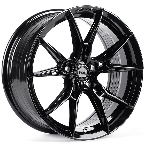 Литые диски 82285 WF XF050-DS315 17 J7.5 ET35 5x112 66.45 чёрный глянцевый: Фото 4