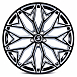 Кованые диски H231103A SKILL SL351-SL086 21 J9 ET35 5x108 63.3 чёрный глянцевый