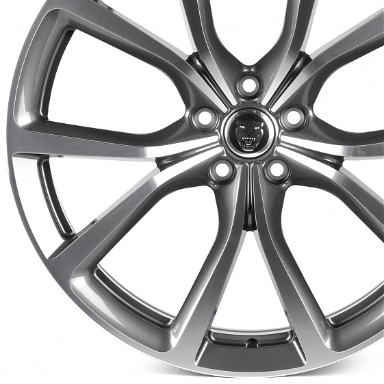 Кованые диски 0923-6 PTRACING FG468X-SL221 20 J9 ET35 5x108 63.4 графит + полированные спицы: Фото 2