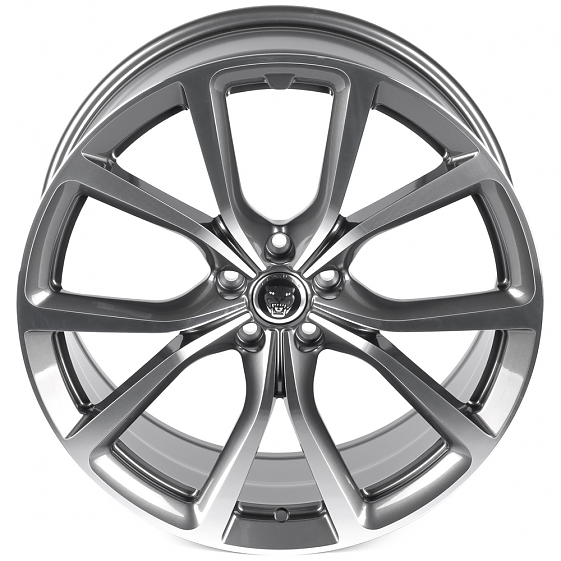 Кованые диски 0923-6 PTRACING FG468X-SL221 20 J9 ET35 5x108 63.4 графит + полированные спицы: Фото 3