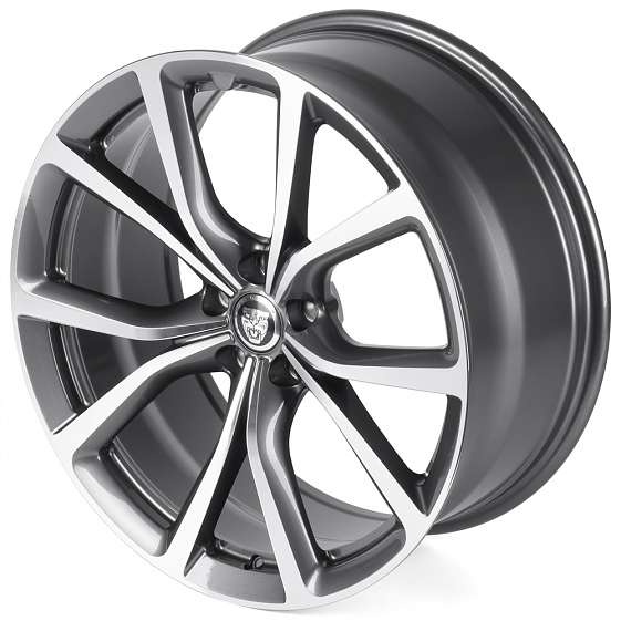 Кованые диски 0923-6 PTRACING FG468X-SL221 20 J9 ET35 5x108 63.4 графит + полированные спицы: Фото 6