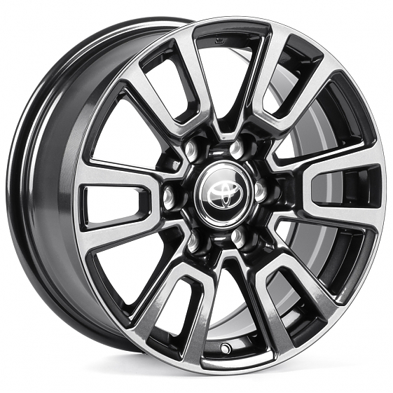 Литые диски 82037 Toyota IVF-3278-FG565 17 J7.5 ET25 6x139.7 106.1 графит: Фото 4