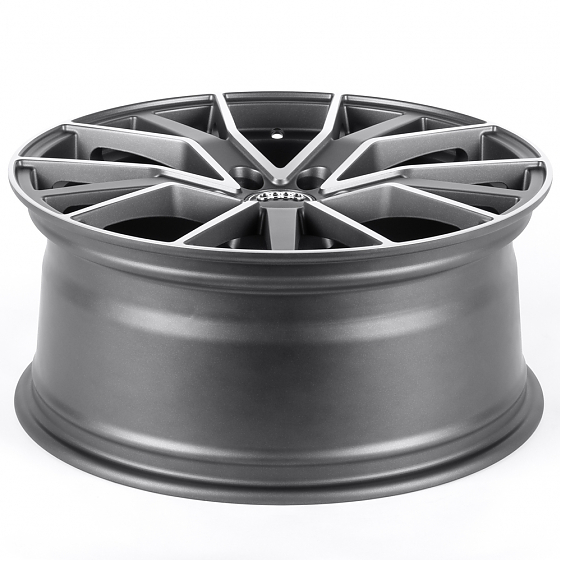 Литые диски 82188 Audi F9762-FG595 19 J8.5 ET40 5x112 66.45 графит матовый + полированные спицы: Фото 7