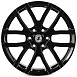 Кованые диски H241206U SKILL SL508-SL076 20 J9.5 ET20 6x135 87.1 чёрный глянцевый + полировка