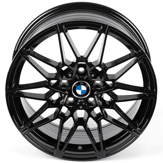 Литые диски 82335 BMW XF022-SF055 17 J7.5 ET35 5x112 66.6 чёрный глянцевый: Фото 3