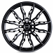 Кованые диски 240309H SKILL SV308-SB420 20 J10 ET10 6x139.7 77.8 чёрный глянцевый + полированные спи
