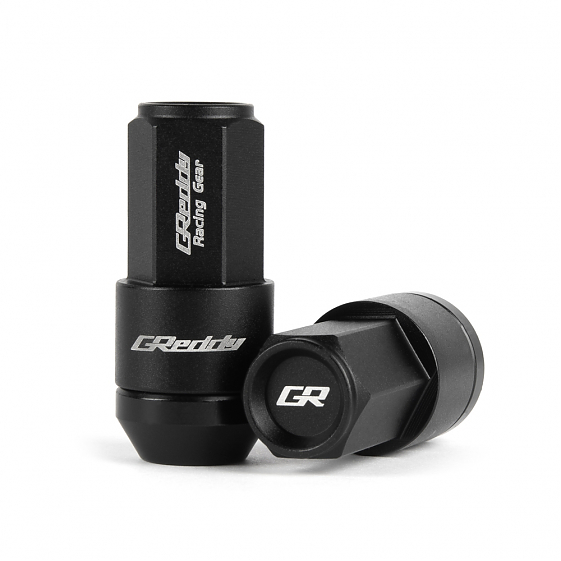 Комплект гаек 20196 Greddy M17L PRO конус 14X1,5 54mm чёрный матовый HEX 19: Фото 2