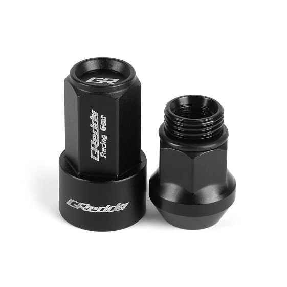 Комплект гаек 20196 Greddy M17L PRO конус 14X1,5 54mm чёрный матовый HEX 19: Фото 4