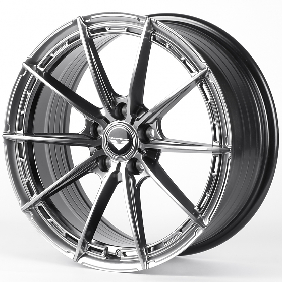 Литые диски 82110 Vorsteiner IVF-006-SM155 17 J7.5 ET35 5x108 73.1 серебро тёмное: Фото 5
