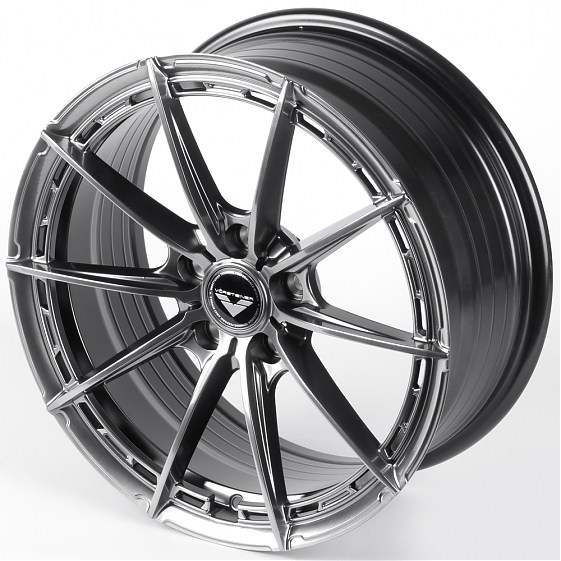 Литые диски 82110 Vorsteiner IVF-006-SM155 17 J7.5 ET35 5x108 73.1 серебро тёмное: Фото 6