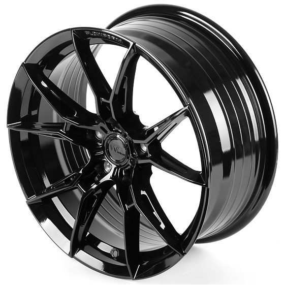 Литые диски 82287 WF XF050-DS315 17 J7.5 ET35 5x114.3 73.1 чёрный глянцевый: Фото 6