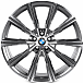 Кованые диски 0923-46 PTRACING FG560X-SL240 21 J11 ET37 5x112 66.56 графит + полированные спицы