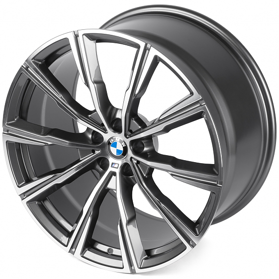 Кованые диски 0923-45 PTRACING FG560X-SL238 21 J10 ET40 5x112 66.56 графит + полированные спицы: Фото 6