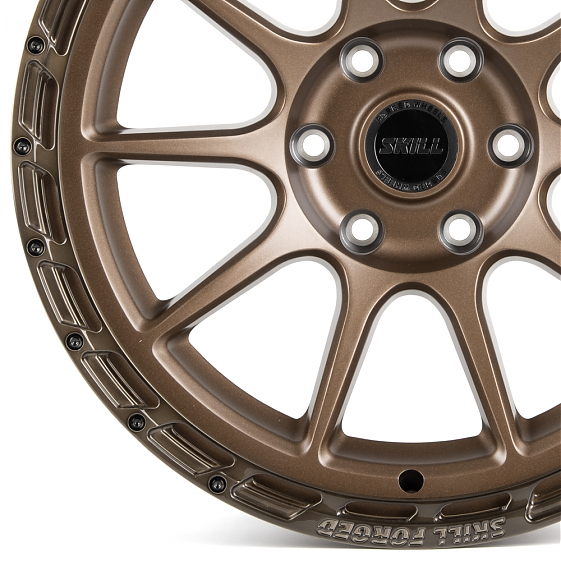 Кованые диски H241001Z SKILL SV664-CS412 20 J9 ET0 6x139.7 77.8 бронза матовая: Фото 2