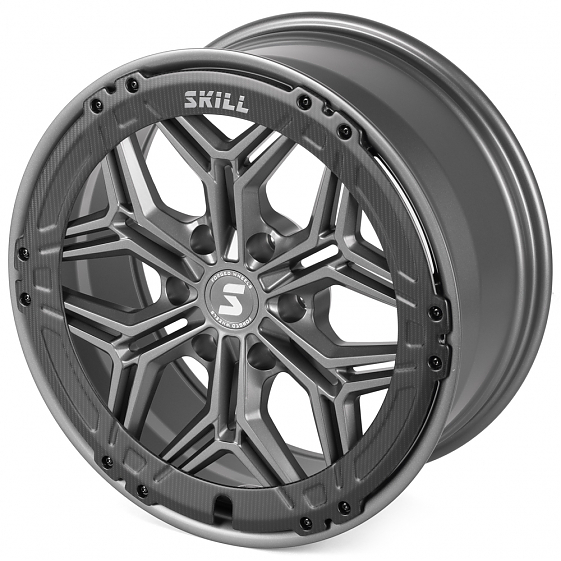 Кованые диски H240603T SKILL SV185-SK333 20 J9 ET45 6x139.7 95.1 графит матовый + карбон SFC11: Фото 5
