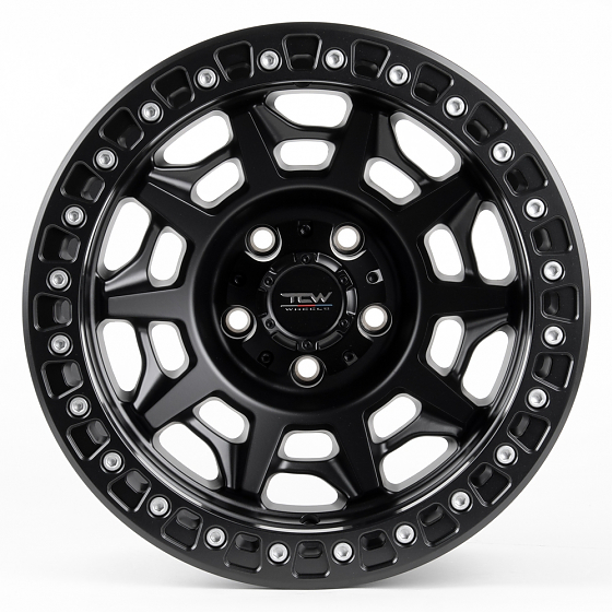 Литые диски 80900 FUEL 2628-DS185 17 J9 ET-32 5x127 71.5 чёрный матовый + чёрный бедлок: Фото 1