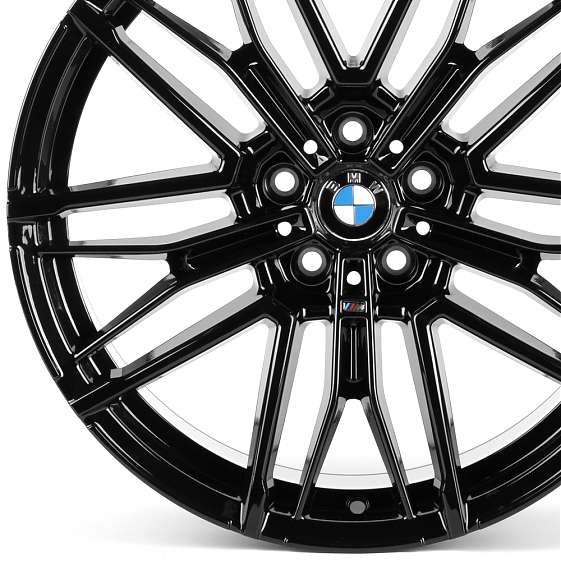 Литые диски 82605 BMW IVF-3293-H3293F 19 J9.5 ET40 5x112 66.5 чёрный глянцевый: Фото 2