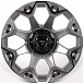 Литые диски 81412 TUFF 82743-FG466 20 J9 ET15 6x139.7 106.1 графит + полированные спицы