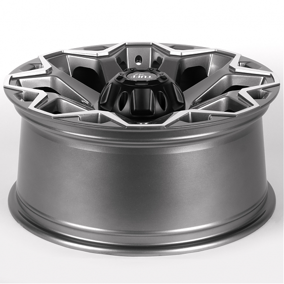 Литые диски 81412 TUFF 82743-FG466 20 J9 ET15 6x139.7 106.1 графит + полированные спицы: Фото 7
