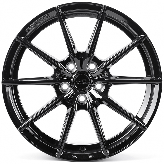 Литые диски 82267 WF XF005-FG555 16 J7 ET35 5x112 66.45 чёрный глянцевый: Фото 1