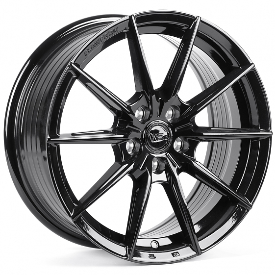 Литые диски 82267 WF XF005-FG555 16 J7 ET35 5x112 66.45 чёрный глянцевый: Фото 4