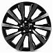Кованые диски 221102V SKILL SL239-DS227 21 J9.5 ET42.5 5x120 72.6 чёрный + полированные спицы