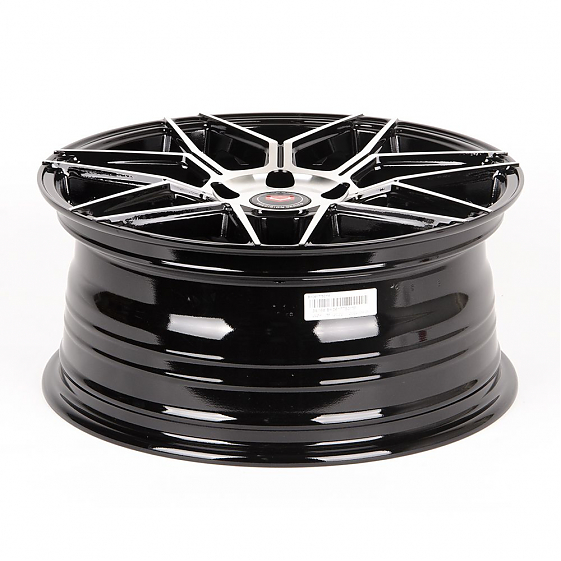 Литые диски 80517 Veemann BY06-SL042 17 J7.5 ET35 5x114.3 73.1 чёрный + полированные спицы: Фото 7