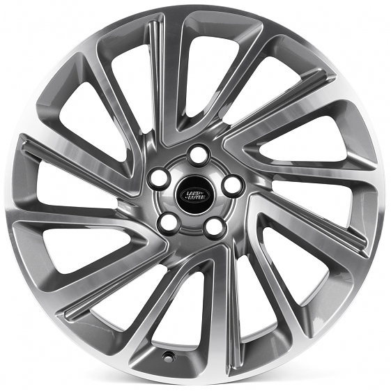 Кованые диски 0923-138 PTRACING HJ450-SV467 21 J9.5 ET45 5x120 72.56 графит + полированные спицы: Фото 1