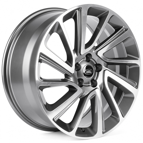 Кованые диски 0923-138 PTRACING HJ450-SV467 21 J9.5 ET45 5x120 72.56 графит + полированные спицы: Фото 4
