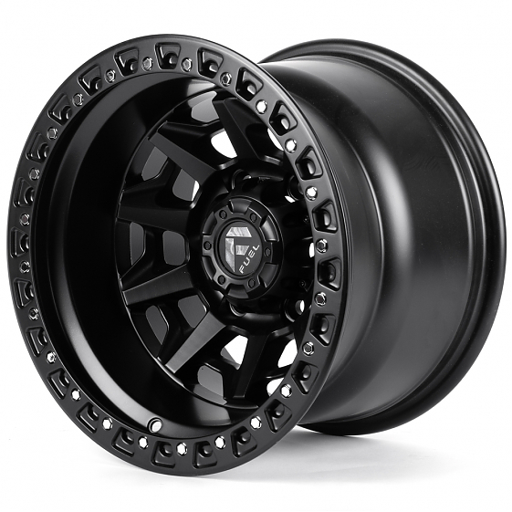 Литые диски 82256 FUEL iV-261-CT463 15 J10 ET-44 6x139.7 110.1 чёрный матовый: Фото 5