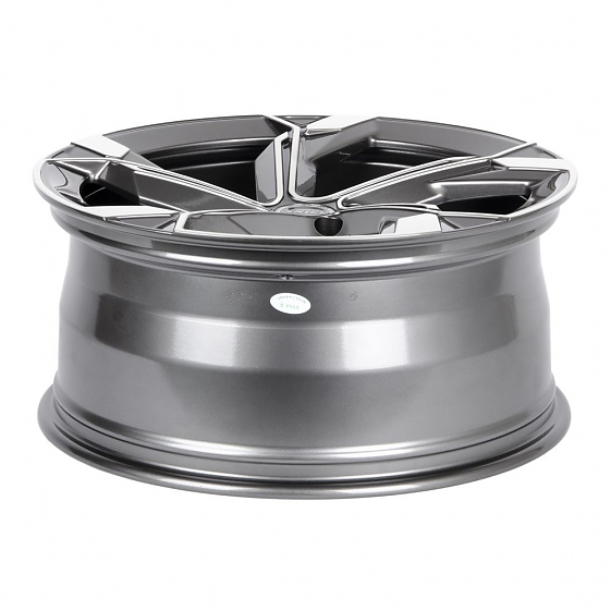 Кованые диски 230626V SKILL SL089-SK199 21 J9.5 ET31 5x112 66.5 графит глянцевый + полированные спиц: Фото 7