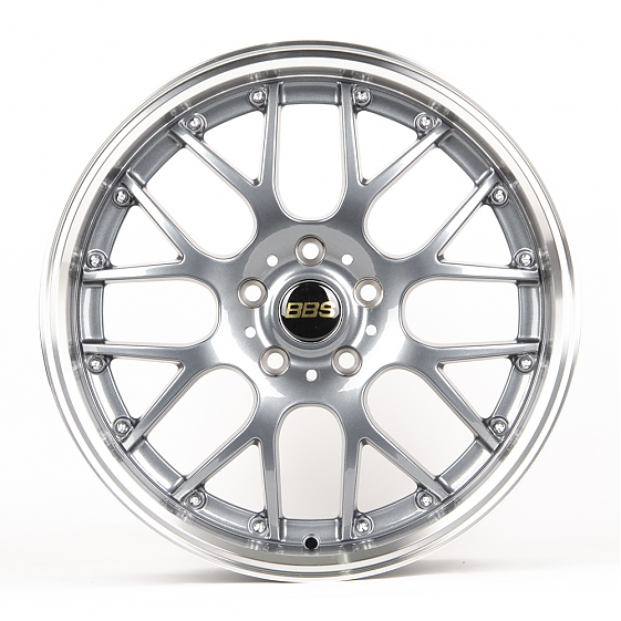 Литые диски 80690 BBS LK007-FG441 18 J8 ET38 5x114.3 73.1 графит глянцевый + полированный обод: Фото 1