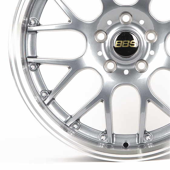 Литые диски 80690 BBS LK007-FG441 18 J8 ET38 5x114.3 73.1 графит глянцевый + полированный обод: Фото 2