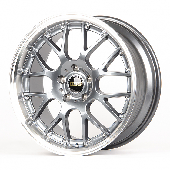 Литые диски 80690 BBS LK007-FG441 18 J8 ET38 5x114.3 73.1 графит глянцевый + полированный обод: Фото 5