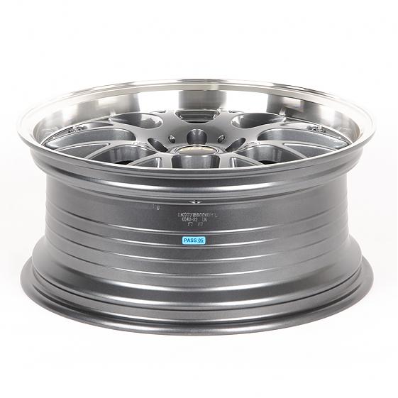 Литые диски 80690 BBS LK007-FG441 18 J8 ET38 5x114.3 73.1 графит глянцевый + полированный обод: Фото 7