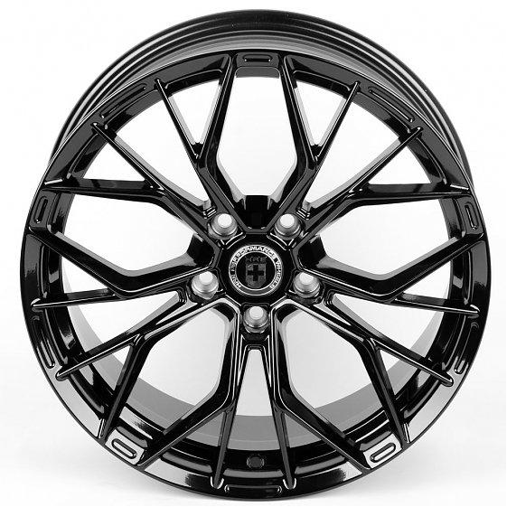 Литые диски 80602 HRE F010-SL051 18 J8 ET35 5x108 73.1 чёрный: Фото 3