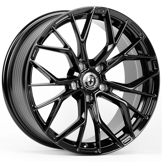 Литые диски 80602 HRE F010-SL051 18 J8 ET35 5x108 73.1 чёрный: Фото 4