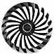 Кованые диски 0923-139 PTRACING HJL180R-SB579 21 J9.5 ET45 5x120 72.56 чёрный глянцевый + полированн