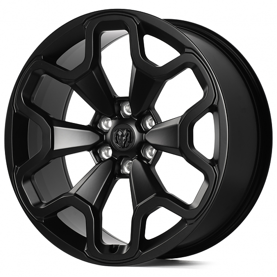 Кованые диски H260527N SKILL SV212-SL251 22 J9 ET19 6x139.7 77.8 чёрный матовый: Фото 5