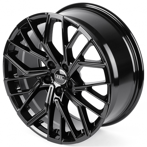 Литые диски 82569 Audi IVF-3385 19 J8.5 ET35 5x112 66.45 чёрный глянцевый: Фото 6