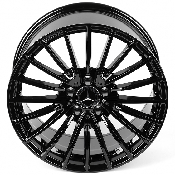 Литые диски 82526 Mercedes-Benz 8337F 18 J8.5 ET35 5x112 66.6 чёрный глянцевый: Фото 3