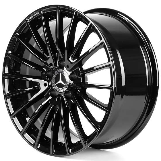 Литые диски 82526 Mercedes-Benz 8337F 18 J8.5 ET35 5x112 66.6 чёрный глянцевый: Фото 5
