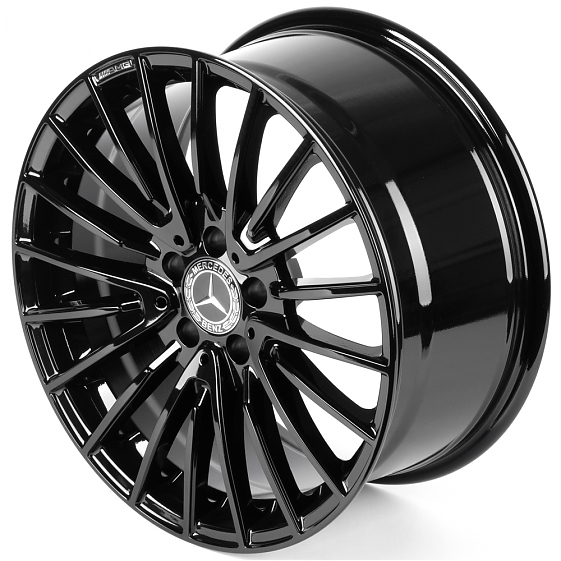 Литые диски 82526 Mercedes-Benz 8337F 18 J8.5 ET35 5x112 66.6 чёрный глянцевый: Фото 6