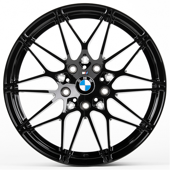 Литые диски 81082 BMW F0231-SB384 17 J7.5 ET30 5x120 72.6 чёрный глянцевый: Фото 1